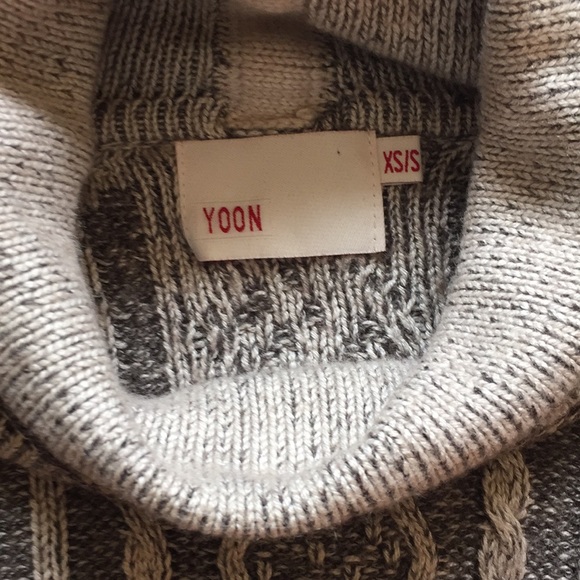 Anthropologie Delphine Poncho turtleneck by Yoon - Picture 3 of 8